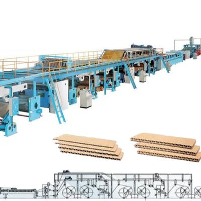 7 Layers Corrugated Cardboard Production Line Carton Box Making 2500kg