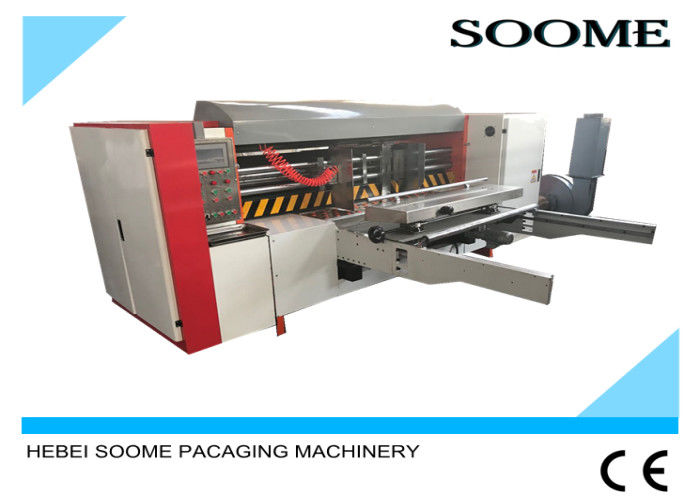 Automatic Corrugated Carton Box Rotary Die Cutting Making Machine
