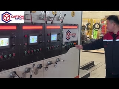 corrugated carton box making machine