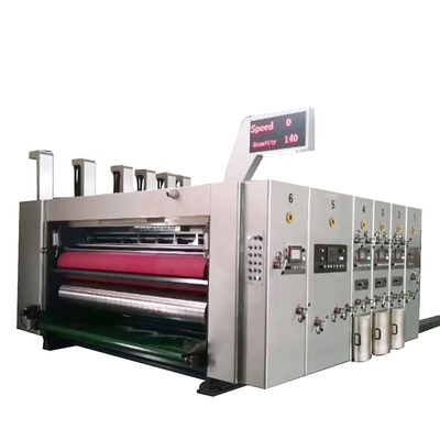 Auto Feeder 6 Colors Flexo Printer Slotter Machine For Corrugated Carton Box
