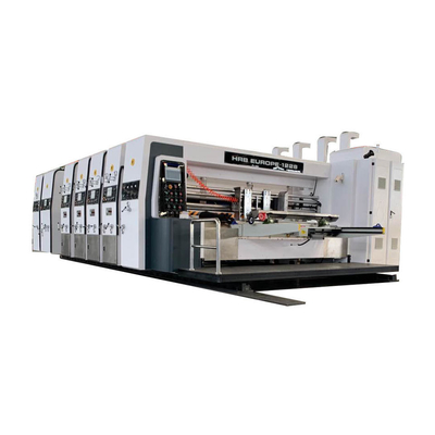 Automatic High Speed Precision Printing Slotting Die Cutting Machine 4 Colours Rotary