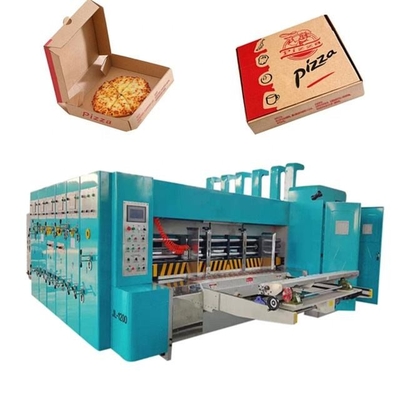 Flexo Printing Corrugated Carton Box Machine Pizza Box Making Automatic