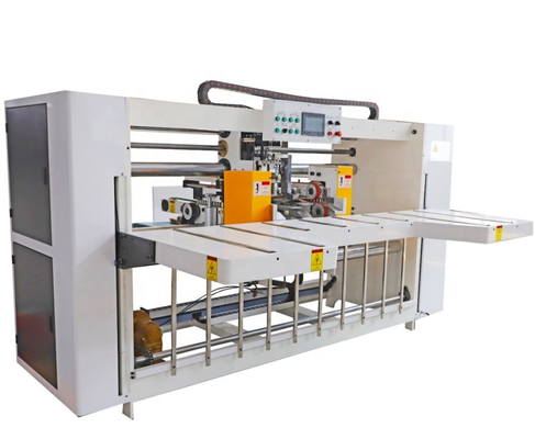 Automatic Single Piece Stitching Corrugated Carton Box Making Machine