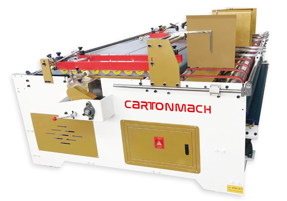Semi Pasting Carton Folder Gluer Machine Semi Automatic
