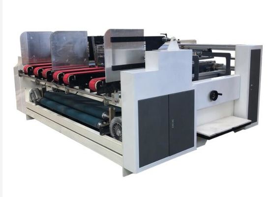 1200x2600 Semi Automatic Carton Folder Gluer Machine Double Piece 2000kg