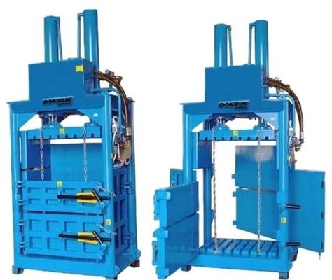 11Kw Hydraulic Vertical Cardboard Baler Machine Cotton Pressing 175*85
