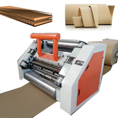 E Flute 1400mm Single Facer Corrugated Machine Automatic For Cardboard Carton Box Products