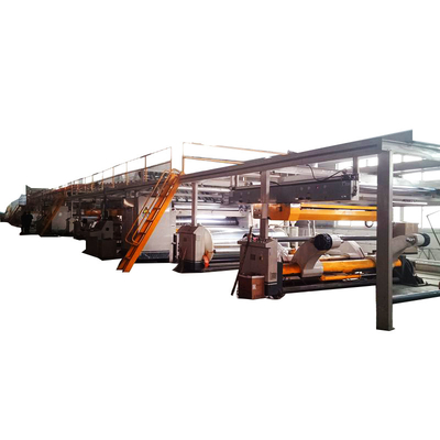 Steam Heat Flute 1600mm 7ply Corrugated Board Production Line