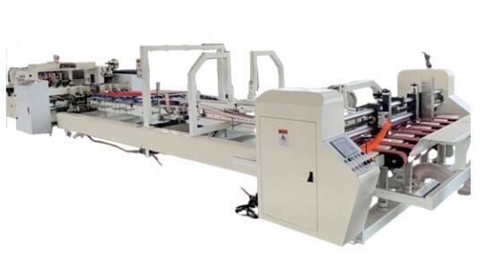 Consumption Carton Box Folder Gluer Machine with Schneider Electrics