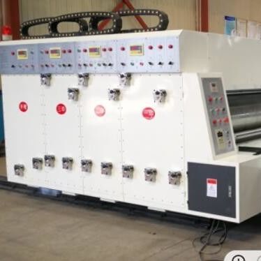 1200*2600mm Corrugated Box Die Cutting Machine Semi Automatic Printer ...