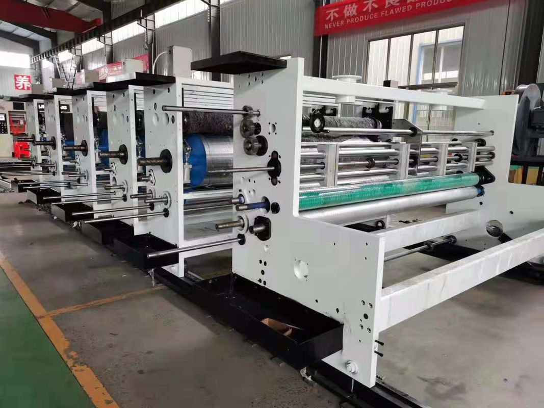 Flexo Ink Corrugated Box Manufacturing Machine 1-5 Color Printing ...