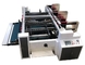 High Speed PLC Box Folding And Gluing Machine Double Piece Semi Automatic