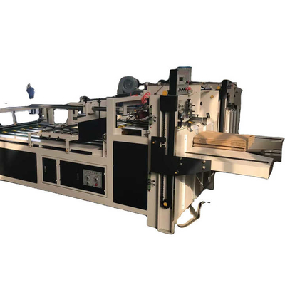 Pasting Glue Folder Automatic Corrugated Box Making Machine 2800mm Driven Pneumatic