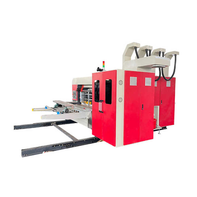 High Speed PLC Printer Slotter Die Cutter Machine For Corrugated Carton Box