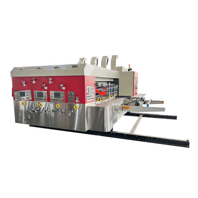 High Speed PLC Printer Slotter Die Cutter Machine For Corrugated Carton Box