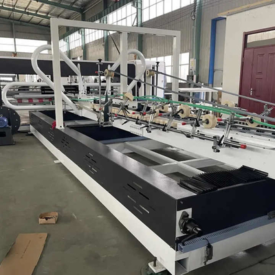 Servo Motor Folding Carton Gluer Automatic Mini Stapler Stiching