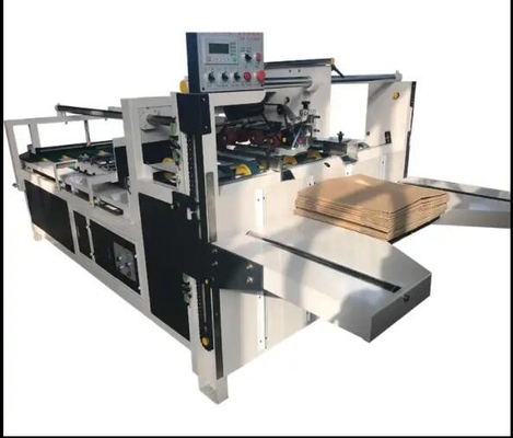 Accurate Fold Glue Pasting Corrugated Box Manufacturing Machine For Carton Box