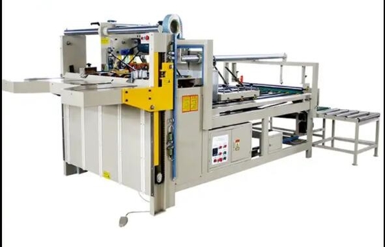 Accurate Fold Glue Pasting Corrugated Box Manufacturing Machine For Carton Box