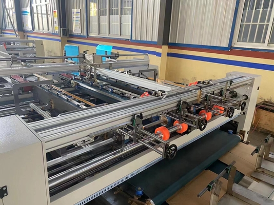 Folder Gluer Pasting Corrugated Carton Box Machine Durable 220V