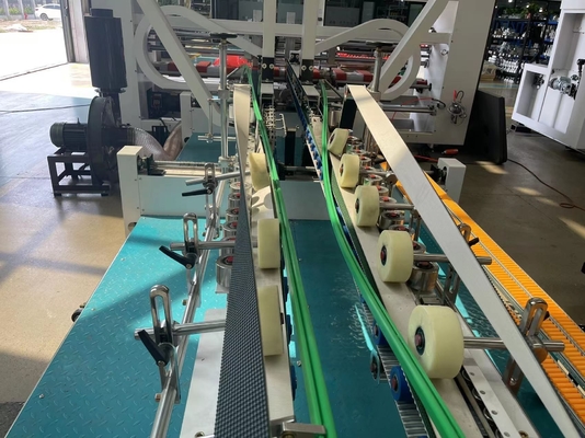 Folder Gluer Corrugated Carton Box Machine Compact Structure