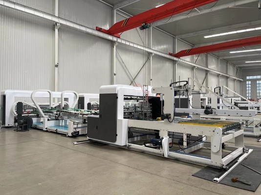 Automatic Folder Gluer Stitching Corrugated Carton Box Machine