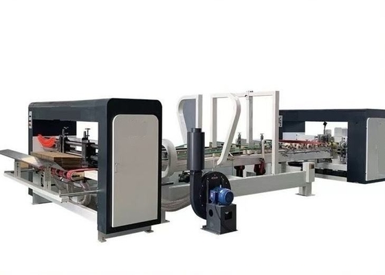 Folder Gluer Stapler Making Corrugated Carton Box Machine