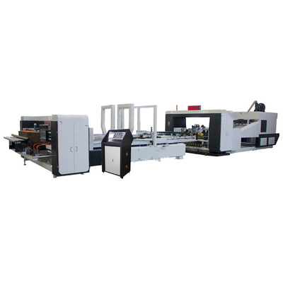 Folder Gluer Stapler Making Corrugated Carton Box Machine