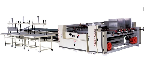 Compact Semi Pasting Carton Folder Gluer Machine Innovative