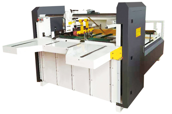 Semi Pasting Carton Folder Gluer Machine Semi Automatic
