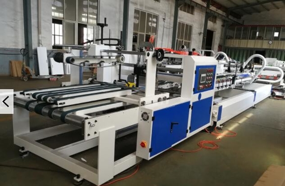 Consumption Carton Box Folder Gluer Machine with Schneider Electrics
