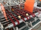 Semi Auto Lock Buttom Carton Folder Gluer Machine For Corrugated Box