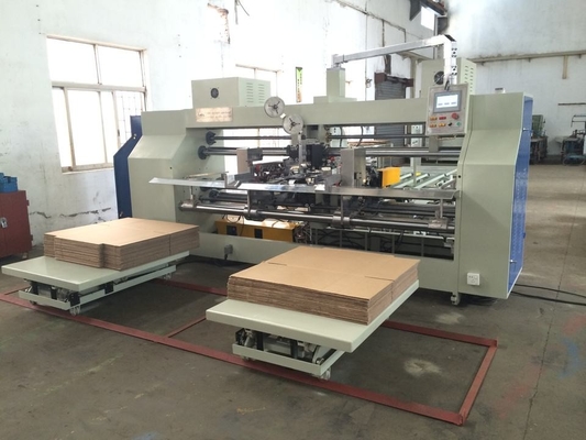 Semi Auto 2000mm Corrugated Carton Box Machine Stitching Stapler Stapling Electric Driven