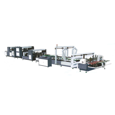 High Speed 220v Carton Folder Gluer Machine Automatic Stiching