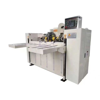 Semi Auto Corrugated Box Stitching Machine Hand Fold Feeding Stapling