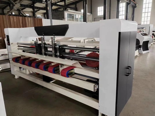 Computerized Corrugated Carton Box Machine Stitching Folding Gluer Machine Power Saving