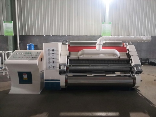 Single Face Paperboard Corrugated Carton Box Machine Steam Driven