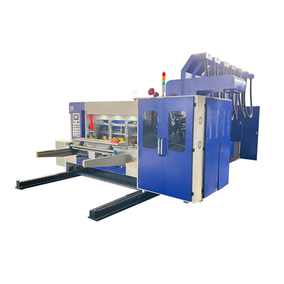 Full Automatic 4 Color Flexo Printing Machine For Corrugated Carton Box