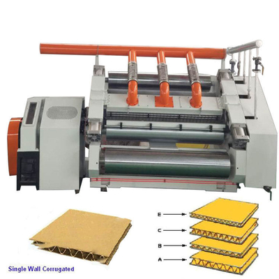 CE Fingerless Single Facer Machine For 1600mm Carton Box