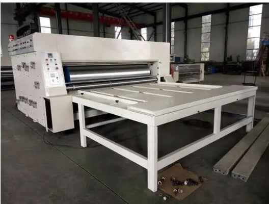 Rotary Die Cutting Flexo Printing Slotting Machine Semi Auto High Performance