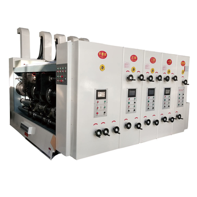 Advanced Corrugated Carton Box Machine Flexo Printing Slotting Die Cutting High Productive