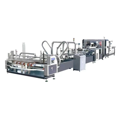 Folder Gluer Stapler Making Corrugated Carton Box Machine