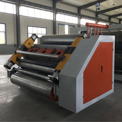 Pneumatic Driven Automatic 1600mm Single Facer Corrugated Carton Box Machine